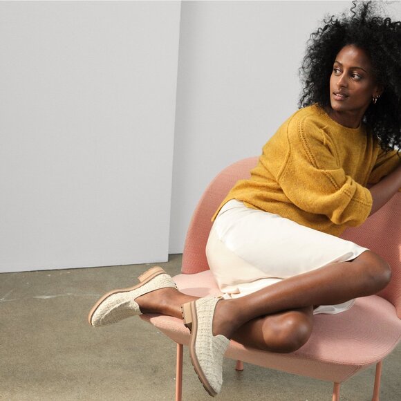 Rothy's The Lug Loafer - Snowcap Bouclé Size 10 Brand New in Box - Picture 3 of 3